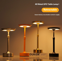 Nouvelle lampe de table rétractable en forme de I transfrontalière veilleuse de chevet charge tactile Restaurant lampe d'ambiance de bureau pour chambre