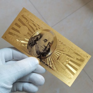 Banconota da 100 Dollari in Foglia d'Oro - Accessori <span class=keywords><strong>di</strong></span> Alta Qualità per Feste, Oggetti <span class=keywords><strong>di</strong></span> Scena per Foto e <span class=keywords><strong>Film</strong></span>, e Accessori per Animali Domestici - Product Image 5
