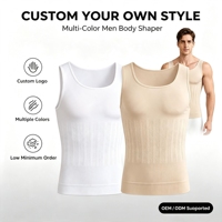 Débardeur de compression sans couture pour homme, gaine amincissante ventre plat, sous-vêtement sculptant la taille, logo personnalisé, OEM ODM, vente en gros