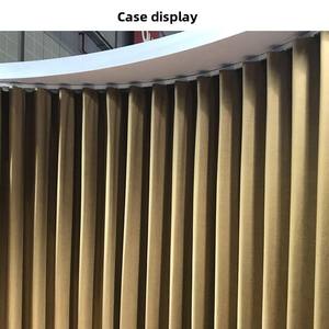 Heavy Duty <strong>Curtain</strong> Track <strong>Kit</strong> - Complete with Water Wave Design <strong>Wire</strong> Rod &amp; Fabric for Luxury Drapery Installation - Product Image 3