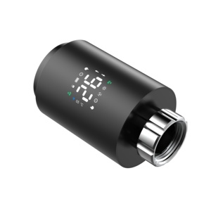 Tête de vanne Wifi/Zigbee Vanne de radiateur <span class=keywords><strong>thermostatique</strong></span> sans fil TRV Vanne de thermostat de chauffage de radiateur intelligent fonctionne avec <span class=keywords><strong>Alexa</strong></span> - Product Image 3