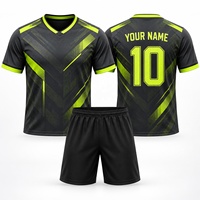 Maillots de football personnalisés unisexes, maillots de soccer respirants et à séchage rapide pour les clubs
