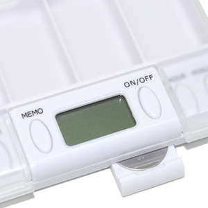 2025 biểu tượng tùy chỉnh xách tay thuốc điện tử nhắc nhở báo động kỹ thuật số hộp thuốc với bộ đếm thời gian 4 lần tổ chức thuốc lưu trữ máy tính bảng trường hợp - Product Image 4