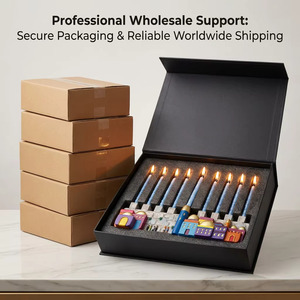 Menorá de Cerámica Pintada a Mano con Diseño de Animales, Portavelas Decorativo para Hanukkah, Inspirado <span class=keywords><strong>en</strong></span> la Tierra Santa, para el Hogar - Product Image 6