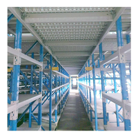 Structure de rayonnage en mezzanine à assemblage facile par boulons, capacité de stockage de 500 kg à 800 kg par mètre carré