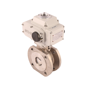 Vanne à boisseau sphérique RS485 actionneur électrique Type plaquette mince moteur eau gazole OEM personnalisable général - Product Image 3