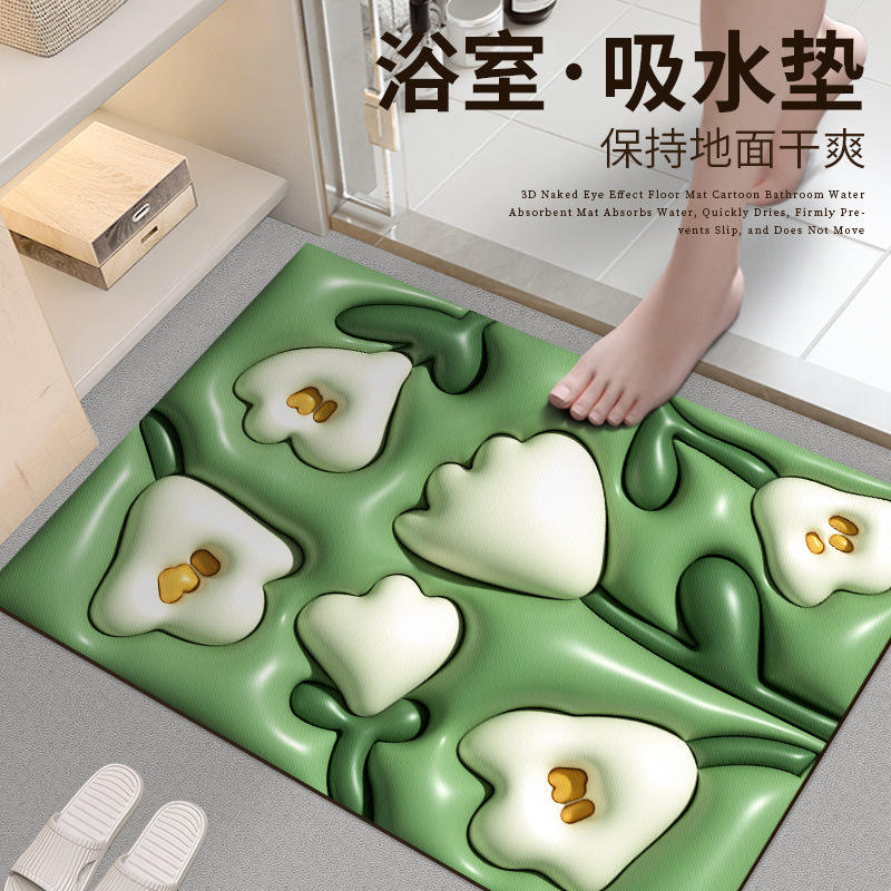 Diatom mud-oasis and flower