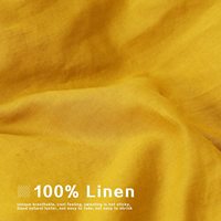 Ensemble de draps en lin 100% moderne, 600 fils, coton égyptien à fibres longues, doux, 4 pièces, taille complète, poche profonde de 17 pouces, lisse, jusqu'à...