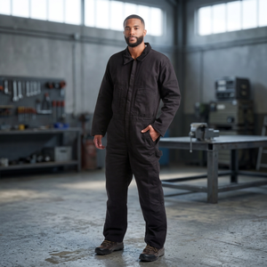 Custom Logo Polyester <b>Overalls</b> Short Sleeve Workshop Workwear Outdoor Coveralls for <b>Men</b> - Product Image 3
