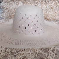 ND476 Corps de chapeaux en papier japonais glacé 20X Corps de chapeaux de cowboy en paille de qualité supérieure 0X Corps de chapeaux en paille Shantung de qualité