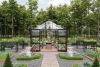Kit de serre en alliage d'aluminium de qualité supérieure - Conception durable et légère pour jardin domestique/pépinière