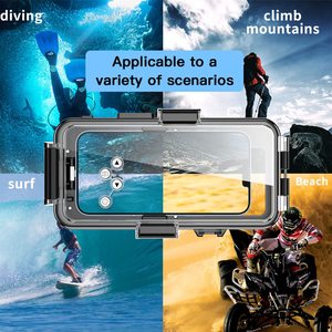 Vỏ Bảo Vệ Bơi Lặn Chống Nước Cho <span class=keywords><strong>iPhone</strong></span> Series 98FT/30M Vỏ Chụp Ảnh Dưới Nước Ốp Điện Thoại Lặn Biển Sâu Ip68 - Product Image 3