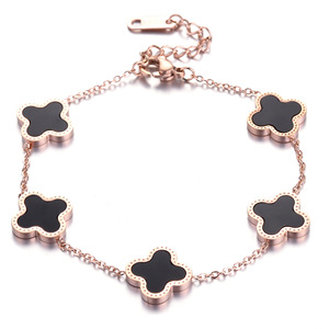 Pulsera de Acero de Titanio Resistente <span class=keywords><strong>a</strong></span> la Decoloración para Uso Diario, Estilo Moderno para <span class=keywords><strong>Mujer</strong></span> - Product Image 3