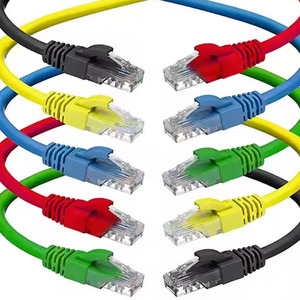Câble de communication réseau Aoptke <span class=keywords><strong>RJ45</strong></span> Cat6/Cat5e/Cat6a, cordon de raccordement enfichable, gaine PVC personnalisée, 0,2m-40m, cuivre 23/25AWG - Product Image 6