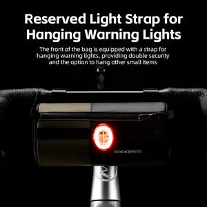 Sac suspendu pour guidon avant de vélo de route de vélo durable <span class=keywords><strong>rouleau</strong></span> de cylindre pliant étanche pour l'équitation - Product Image 5