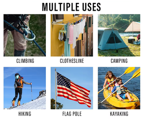 3/8in 100FT Diamant Tressé Polypropylène Heavy Duty <span class=keywords><strong>Corde</strong></span> Mélange Épais Cordes pour Randonnée Extérieure Portable - Product Image 6