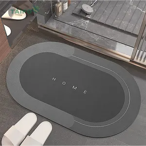 泰佛防滑硅藻泥垫和超吸水浴室垫浴室用速干地板垫
