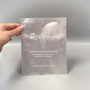 Mascarilla facial personalizada, bolsa de papel de aluminio con sello, mascarilla para ojos, bolsita de embalaje, cosmético holográfico, bolsa de Mylar para el cuidado de la piel - Product Image 5