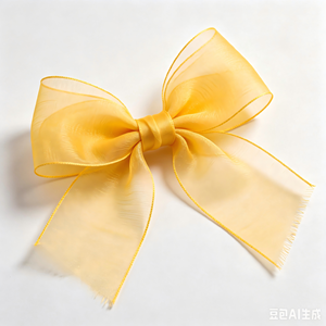 Lazo Decorativo Multiusos de Organza Transparente, Listo para Usar, para Ramos de Flores, Regalos, Decoración de Primavera y Fiestas - Product Image 6