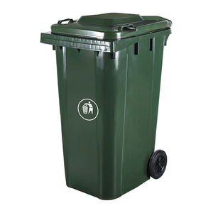 Longbang municipal vệ sinh môi trường đặc biệt Road/rác Trạm di động bao phủ 120-240-360l ngoài trời bánh thân thiện với môi nhựa - Product Image 4