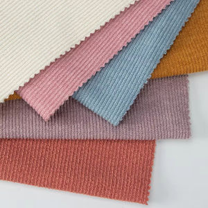 Tela de Punto Acanalado Chino Duradera y Agradable al Tacto, Tela de Punto Acanalado con Spandex para Ropa de Niños y Adultos - Product Image 5