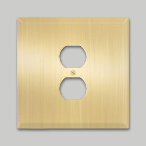 LangYeao 定制美式标准墙壁插座多功能插座黄铜或不锈钢面板双插座和开关 - Product Image 5