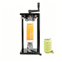 Scelleuse manuelle de table pour boîtes de conserve de 14 kg, pour canettes de 55 mm avec couvercles à ouverture facile et à ouverture complète