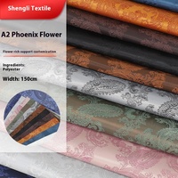 Tissu Jacquard Paisley 100% Polyester Satiné Tissé pour Doublures de Costumes et Sacs à Dos pour Garçons Motif Teint