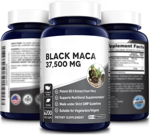 Di alta qualità Maca Ginseng capsule marca privata adulti integratore a base di erbe per il supporto energetico naturale potente estratto di radice di Maca - Product Image 2