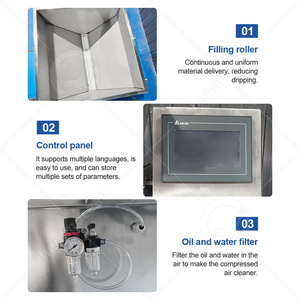 เครื่องจ่ายแป้งคัพเค้กแบบอุตสาหกรรมเครื่องปั้นขนมอบเค้กบราวนี่ - Product Image 3