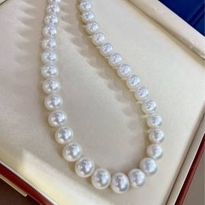 Collier de perles d'eau douce de style japonais et coréen, 4-5 mm, petites perles blanches à forte luminosité, populaire pour le bricolage, vente en gros - Product Image 3