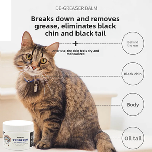 Baume dégraissant hypoallergénique pour chats <span class=keywords><strong>Sphynx</strong></span> et tous les chats – Produit de toilettage anti-graisse - Product Image 3