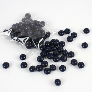 Modèle miniature de myrtille en PVC, colle à beurre DIY, accessoires et matériaux pour jouets alimentaires faits à la main, vente en gros directe de la source - Product Image 1