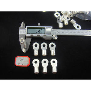 Borne annulaire Han Yi OT16-6 en cuivre de calibre 16, type O, pour connexion de câbles électriques - Product Image 1