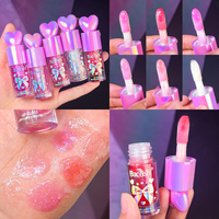 BAOLISHI Vente en gros, gloss à lèvres brillant imperméable à l'eau, marque privée, 6 couleurs, effet scintillant, gloss à lèvres vegan de haute qualité à bas prix