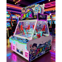 Machine de jeu d'arcade commerciale Happy Baby personnalisée OEM/ODM, à monnayeur, 4 joueurs, avec système de récompense, en métal et plastique