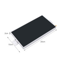 Antena CHAFON 865~868MHz con Conector SMA, Negra, 3dBi, Polarización Circular RFID, ISO 18000-6C, para Lectores de Tarjetas de Control de Acceso