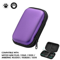 Étui rigide en EVA pour consoles de jeux portables de la série R35S/R36S/RG35XX/RG35XX PLUS/MIYOO MINI PLUS, accessoires de jeu de protection