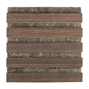 Ánh sáng tường trang trí hai lớp Veneer Acoustic Bảng điều khiển bên ngoài bức tường gỗ Veneer tường Bảng điều khiển nội thất - Product Image 6