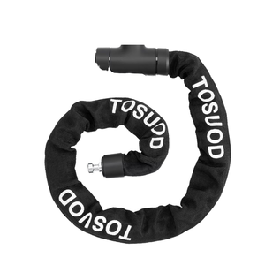 Candado para Bicicleta Hanex con Alarma Integrada de 120dB, Cadena de Acero Reforzado de 8mm, Accesorios para Estacionamiento de Bicicletas - Product Image 4