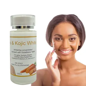 Personnalisation Marque Kojic White Sérum Super Blanchissant <span class=keywords><strong>Anti</strong></span>-<span class=keywords><strong>Taches</strong></span> avec Tablette de Glutathion <span class=keywords><strong>Taches</strong></span> Imperfections Éliminant Plus Raffermissant - Product Image 1