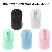 Ratón Inalámbrico para Oficina y Portátil, Versión con Batería/Recargable, Diseño Silencioso de Modo Dual