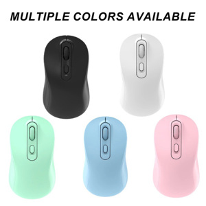 Souris sans fil pour ordinateur portable de bureau, version à piles/rechargeable, double mode, design silencieux - Product Image 4