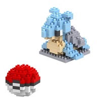8044A-8063A Boîte de 7,5 cm de micro-particules colorées, modèle d'instructions, ensemble de blocs de construction nano, jouets éducatifs pour enfants