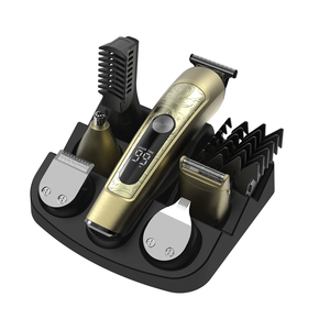 Tondeuse à cheveux professionnelle 6-en-1 pour homme, tondeuse à barbe et à nez avec lames en céramique, batterie 2000 mAh - Product Image 5