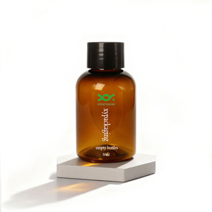 Xypackaging 50ml 1.75oz rỗng Boston <span class=keywords><strong>Pet</strong></span> pcr nhựa du lịch Kích thước chai dầu gội đầu với nắp giá bán buôn - Product Image 1