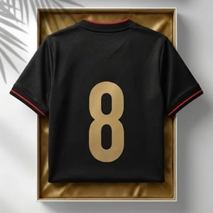 Camiseta de Fútbol Personalizada 2026 de Alta Calidad, Secado Rápido, Transpirable, de Poliéster, a Rayas, Estilo Portugués para Adultos - Product Image 1