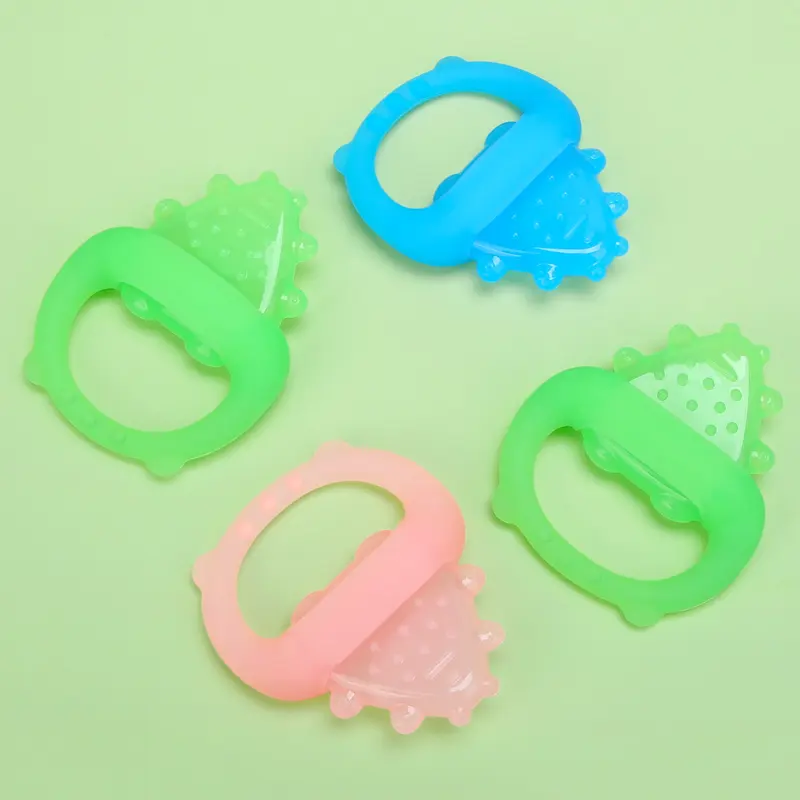 10Pcs Silicone Square Cube Bead Baby Teether Eco friendly Teeth Oval Care Shan