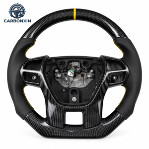 Volante Deportivo de Fibra de Carbono y Cuero con 3 Radios y Agarre de 40 mm para F-150 Ranger Maverick Everest Bronco y Bronco Sport - Product Image 5