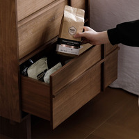 Meuble de rangement moderne en bois pour salon, console d'entrée, grande commode de chambre à coucher